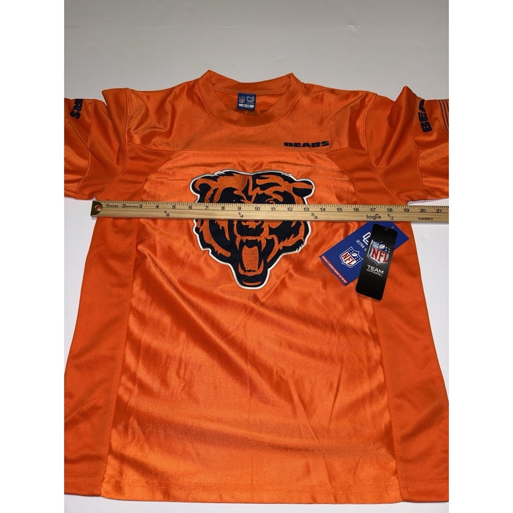 Chicago Bears Youth Jersey Shirt Orange NFL Team Apparel 18-20 Football Kids NWT - Picture 7 of 13